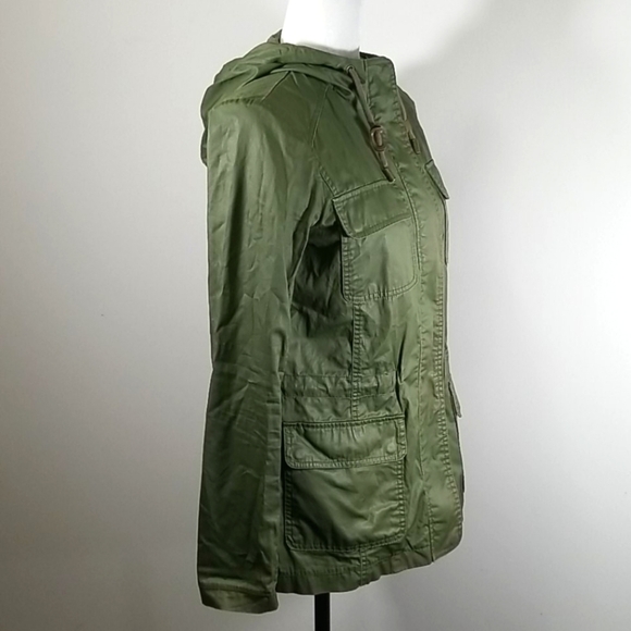 Beaver Canoe Spring/Fall Army Green Jacket - Picture 2 of 5